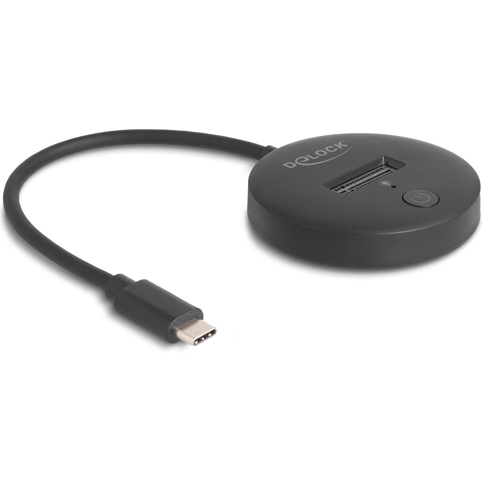 Delock Docking Station M.2 per SSD M.2 NVMe / SATA Con USB 10, Accessori per Dischi Rigidi