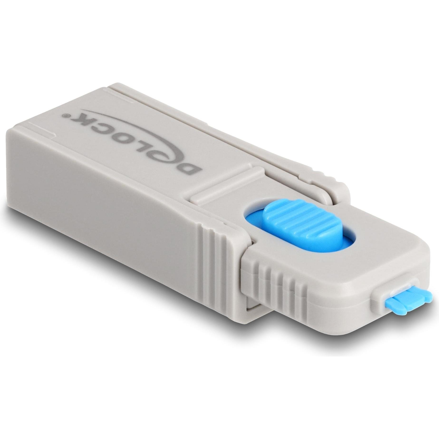Delock Strumento Di Blocco per Port Blocker, Sicurezza Notebook, Grigio