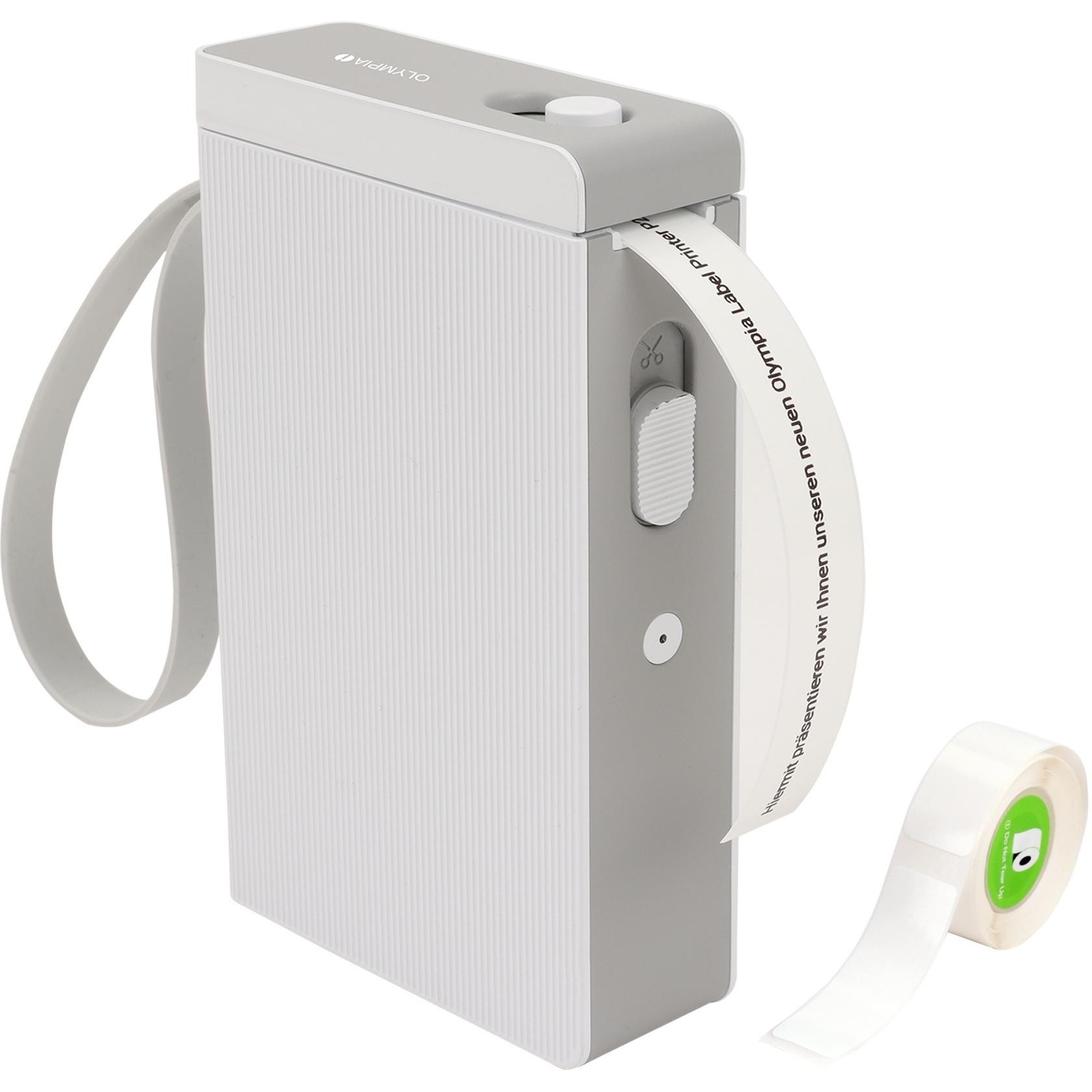 Olympia Etikettendrucker P22 Weiss (203dpi), Stampante Di Etichette, Bianco