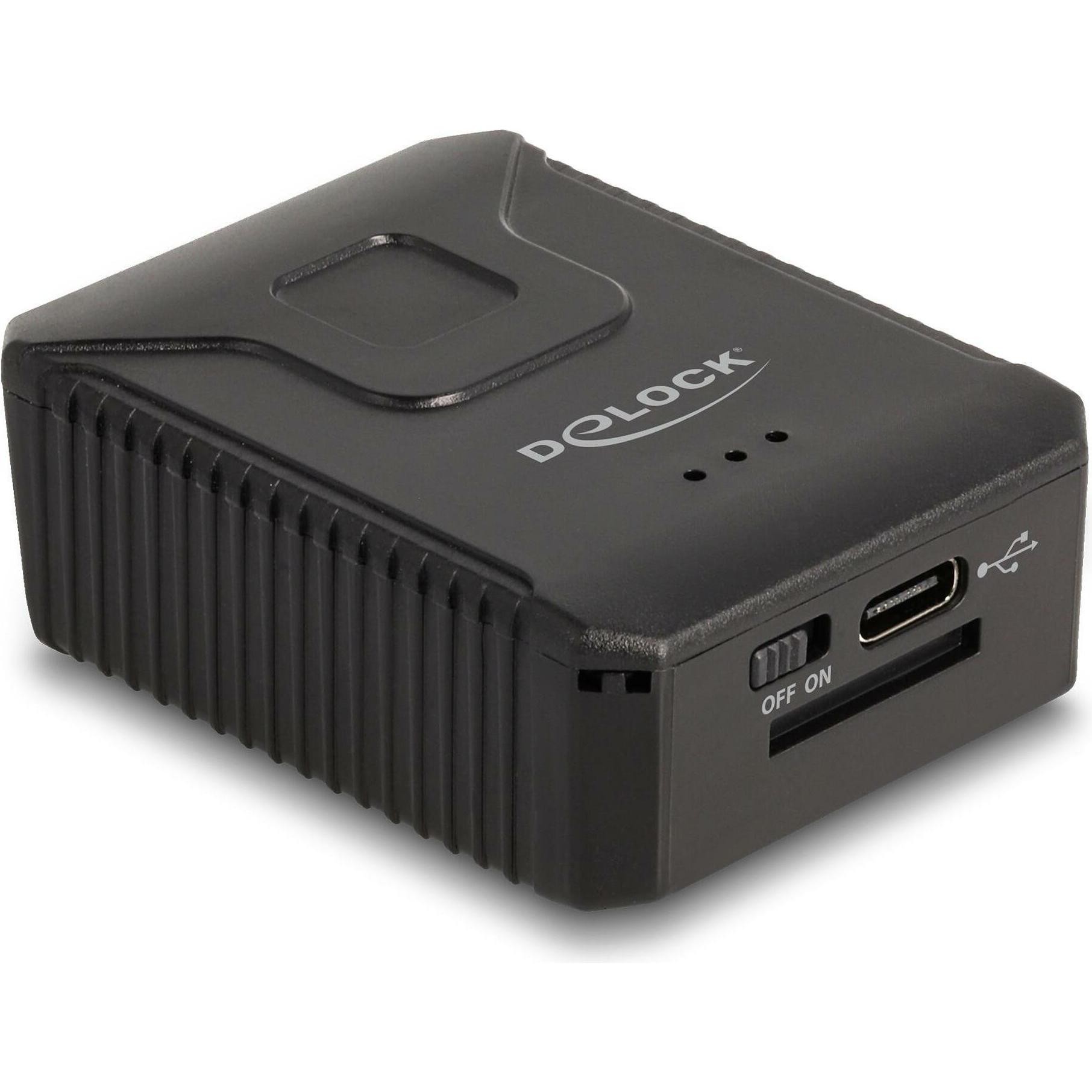 Delock Lettore Di Codici a Barre Indossabile 1D E 2D Con 2,4 GHz O Bluetooth (Codici a Barre 1D, Codici a Barre 2D, Codice QR), Lettore Codice a Barre