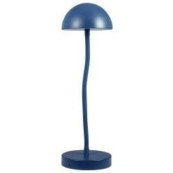Dyberg Larsen, Lampada Da Tavolo, Dyberg-Larsen - Fonzy LED Table Lamp - Indigo Blue - Height Adjustable up to 50 Cm