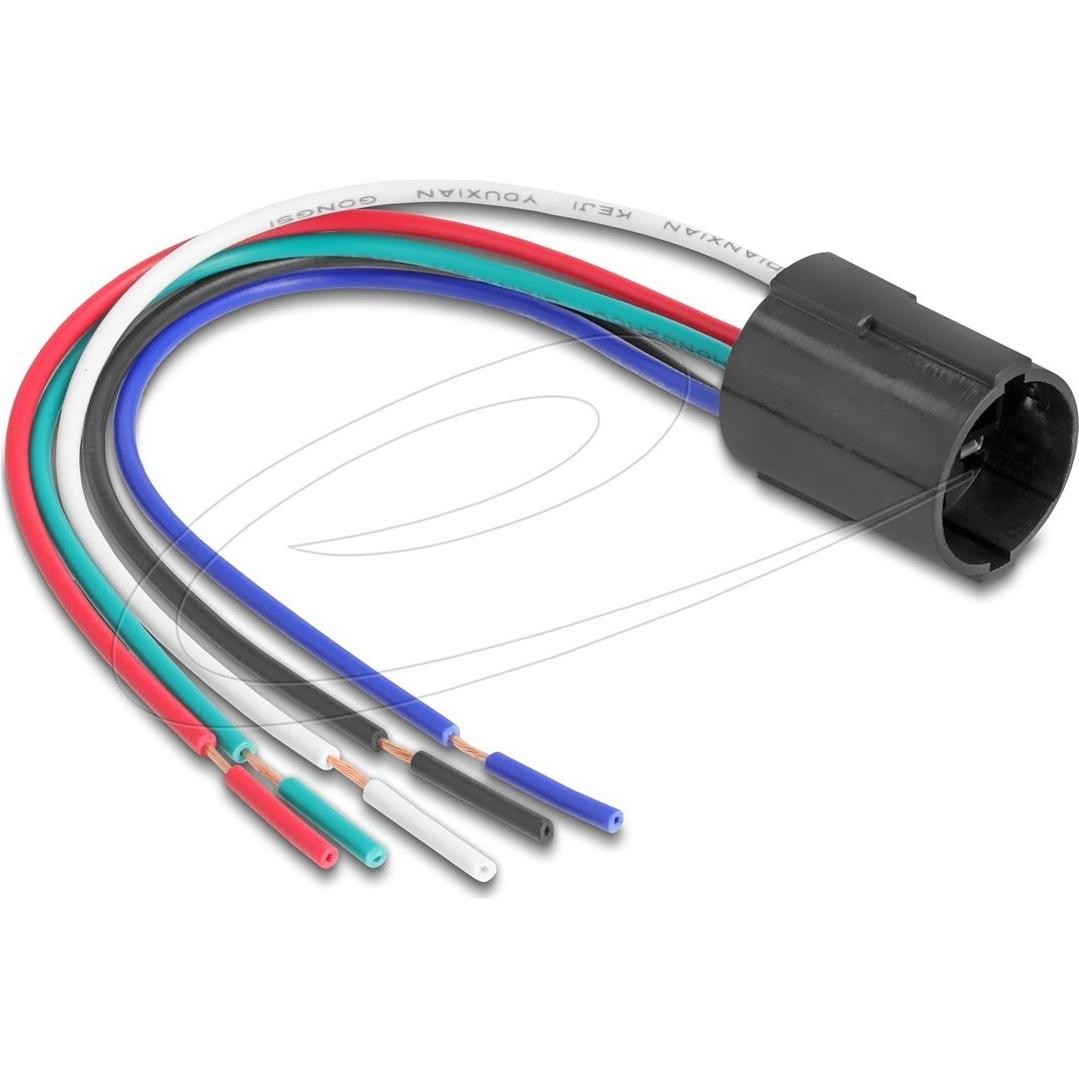 Delock Fassung Für 16 Mm 5 Pin Taster Oder Schalter, Pulsante + Interruttore, Nero