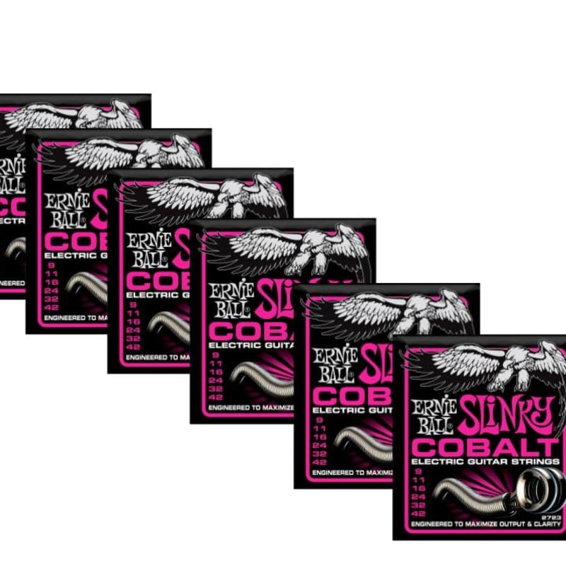 2010s Ernie Ball 2723 Cobalt Super Slinky Electric Guitar Stri
