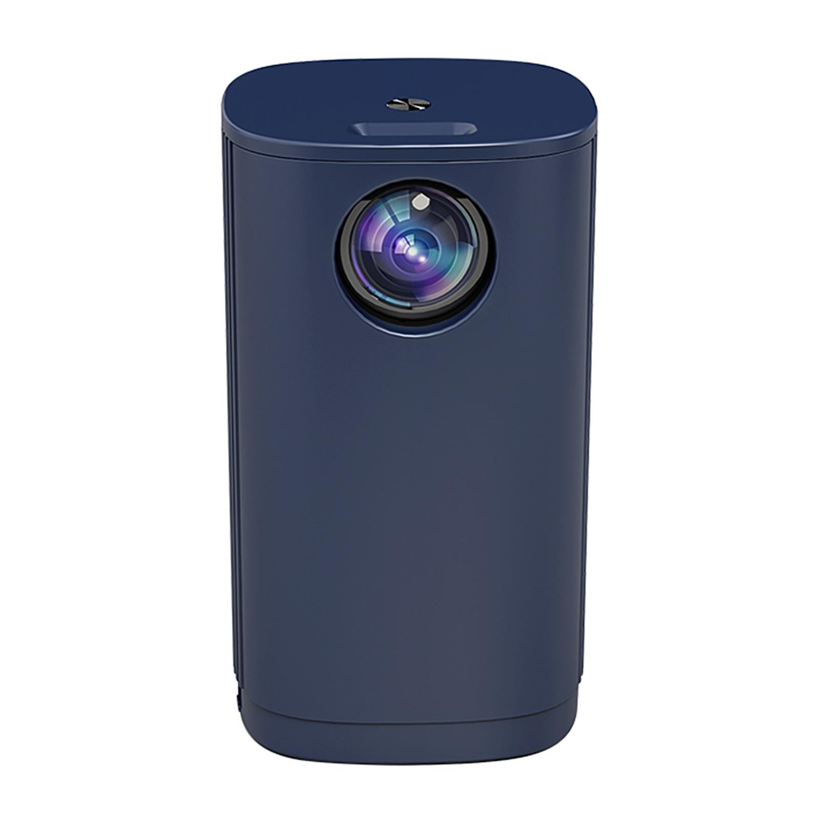 Mini Projecteur 1080P Projecteurs De Film Portables Sans Fil 20000 Heures Durée De Vie De La Lampe 100 Pouces BL-UK Bleu