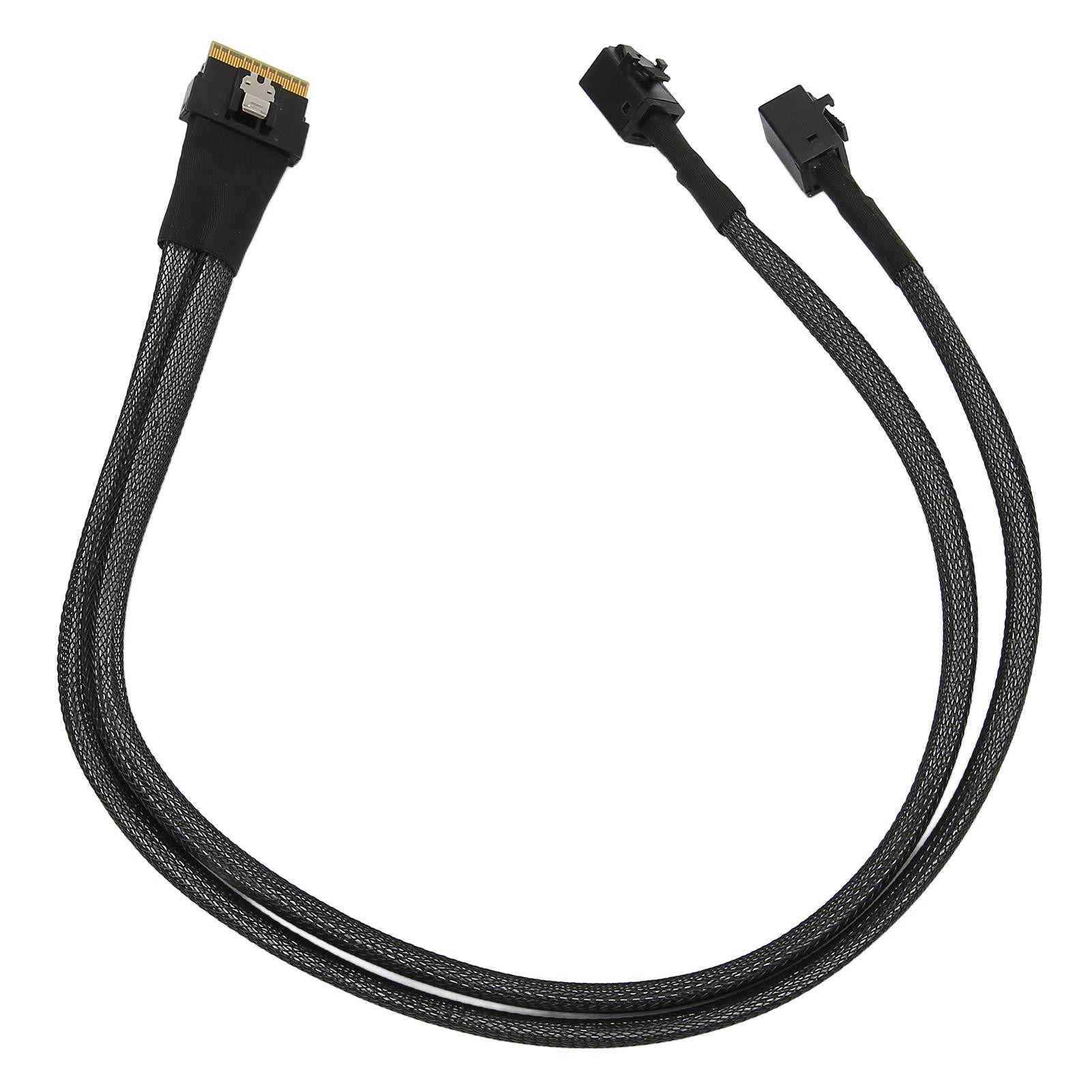 Câble Mini SAS Forte Ténacité 12 Gbps Données SFF‑8654 8i Vers SFF‑8643 Câble Carte Contrôleur Serveur