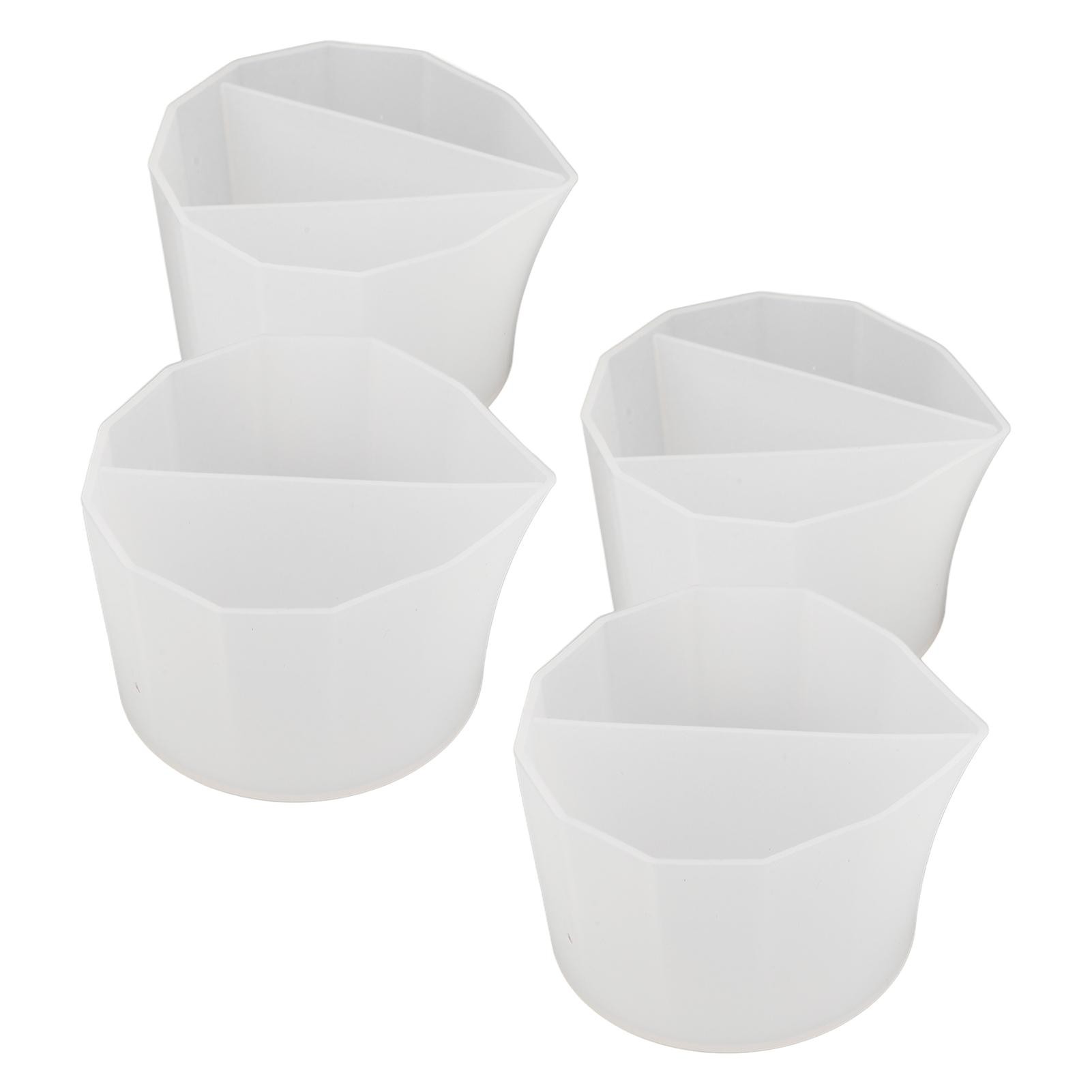 4 Styles De Tasses Fendues Pour Peinture à Faire Soi-même, En Silicone, Réutilisable, Pour Aromathérapie, Pour Faire Fondre La Cire