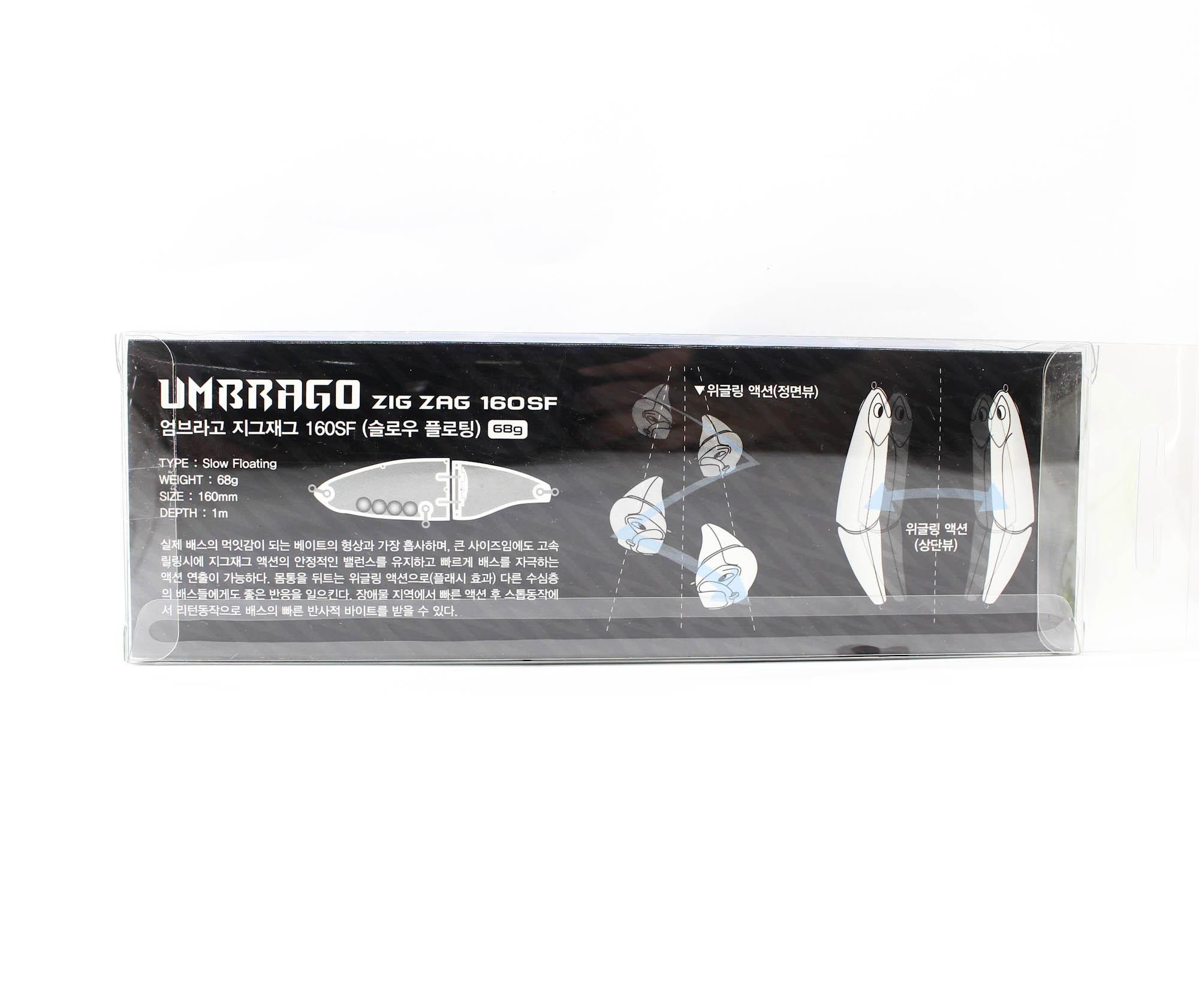 Leurre Flottant NS Black Hole Umbrago Zig Zag 160SF Swimbait 110 (7681) thumbnail