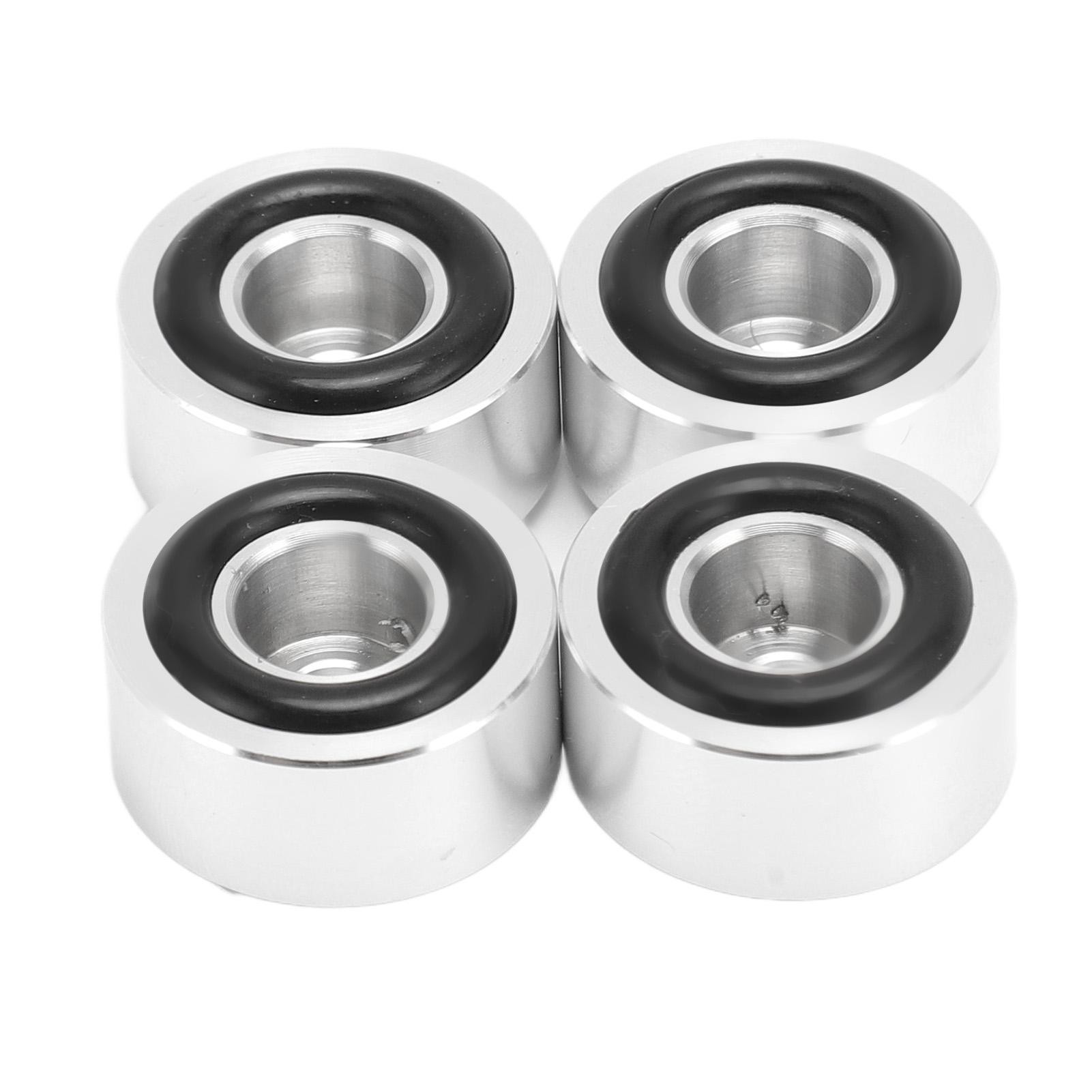 4Pcs Aluminium Legierung Lautsprecher Isolation Füße Pad Lautsprecher Spike Pads Mit Rutschfeste Gummi Ring Für CD thumbnail