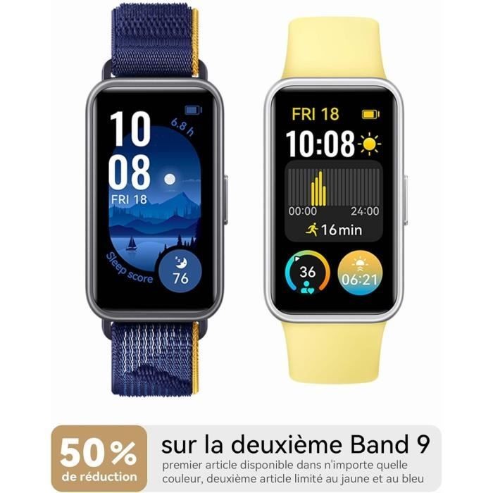 Smartwatch-Armband - HUAWEI - Band 9 - TruSleep 4.0 - 100 Trainingsmodi - Schwarz thumbnail