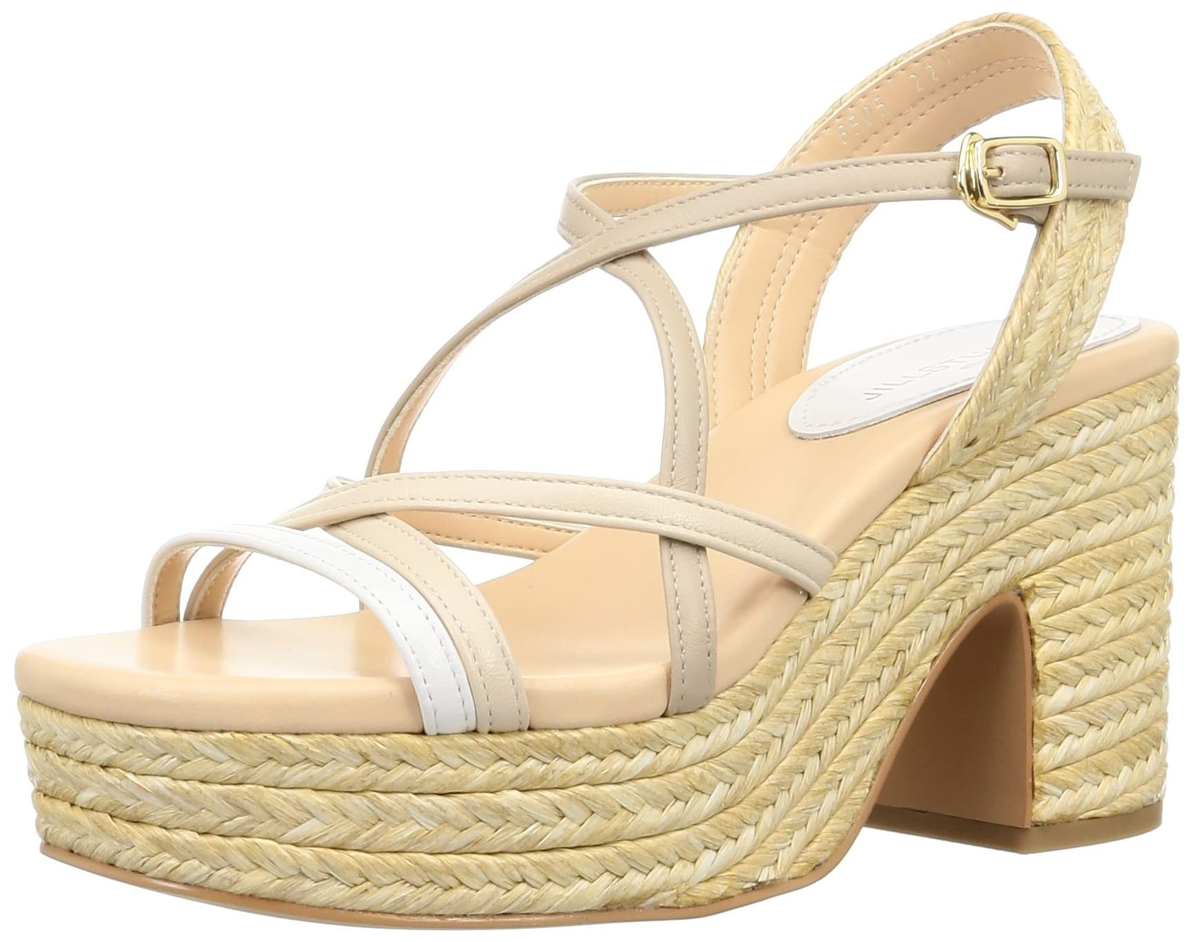 Stuart Sandals Raffia Style Plateau-Sandalen 6505 Cm E [Jill Shoe] Damen BG/ 24,5