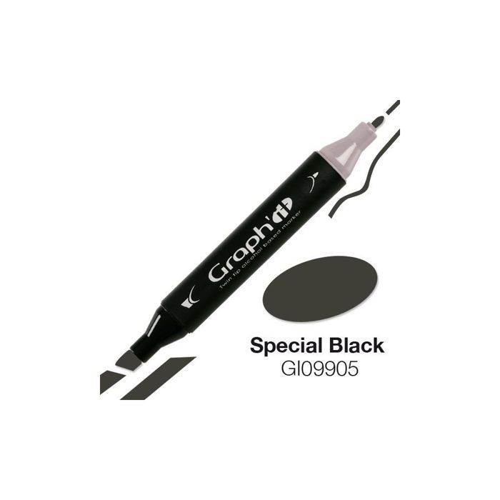 Marqueur à L'alcool Graph'it 9905 Special Black (gris Foncé)