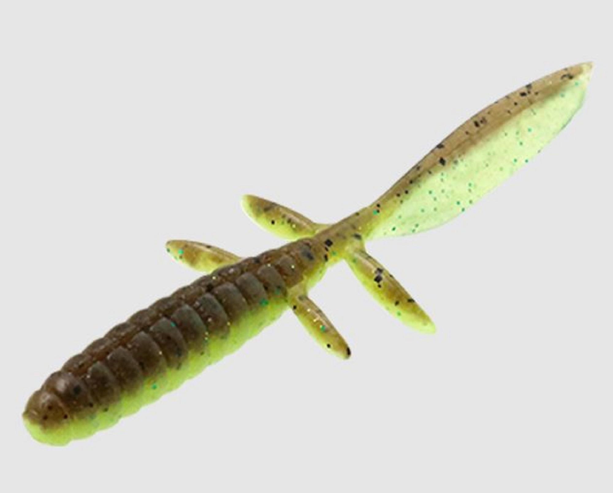 Jackall Soft Lure DB Uma Free 3,8 Zoll Green Pumpkin Chart (0492) thumbnail