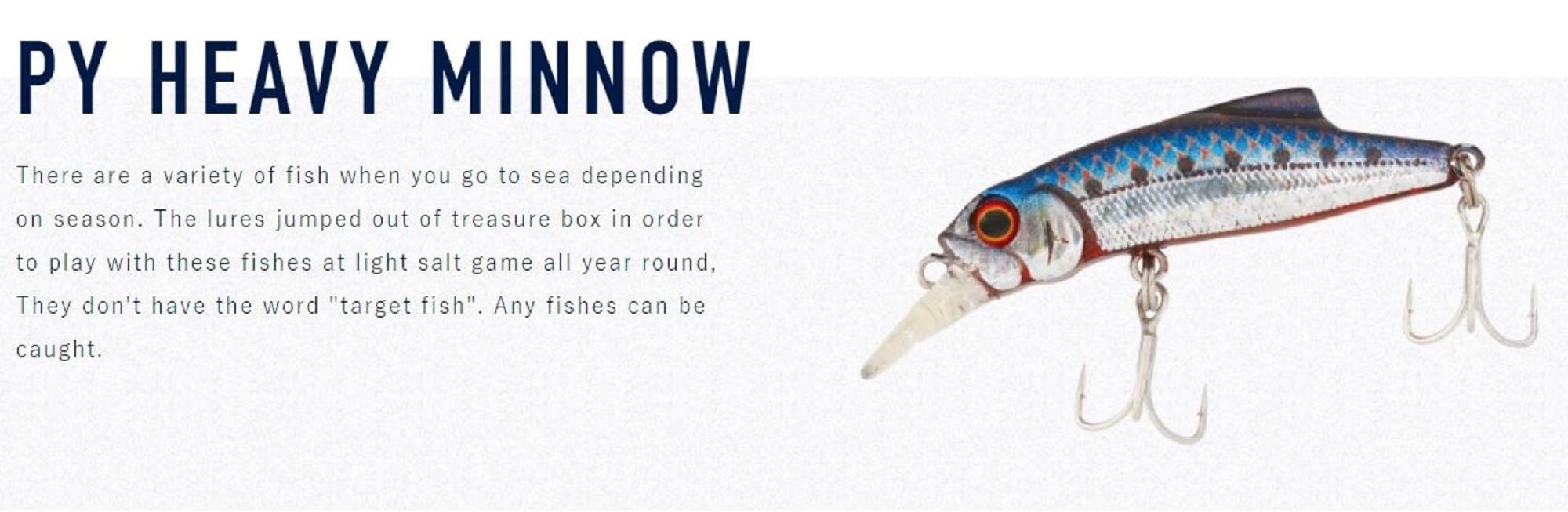 Jackson PY Pygmy Heavy Weight Minnow Sinking Lure WSC (6051) thumbnail