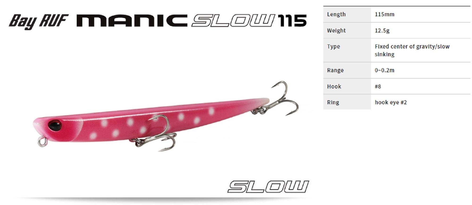 Duo Bay Ruf Manic Slow 115 Sinkender Köder CNA0842 (0134) thumbnail