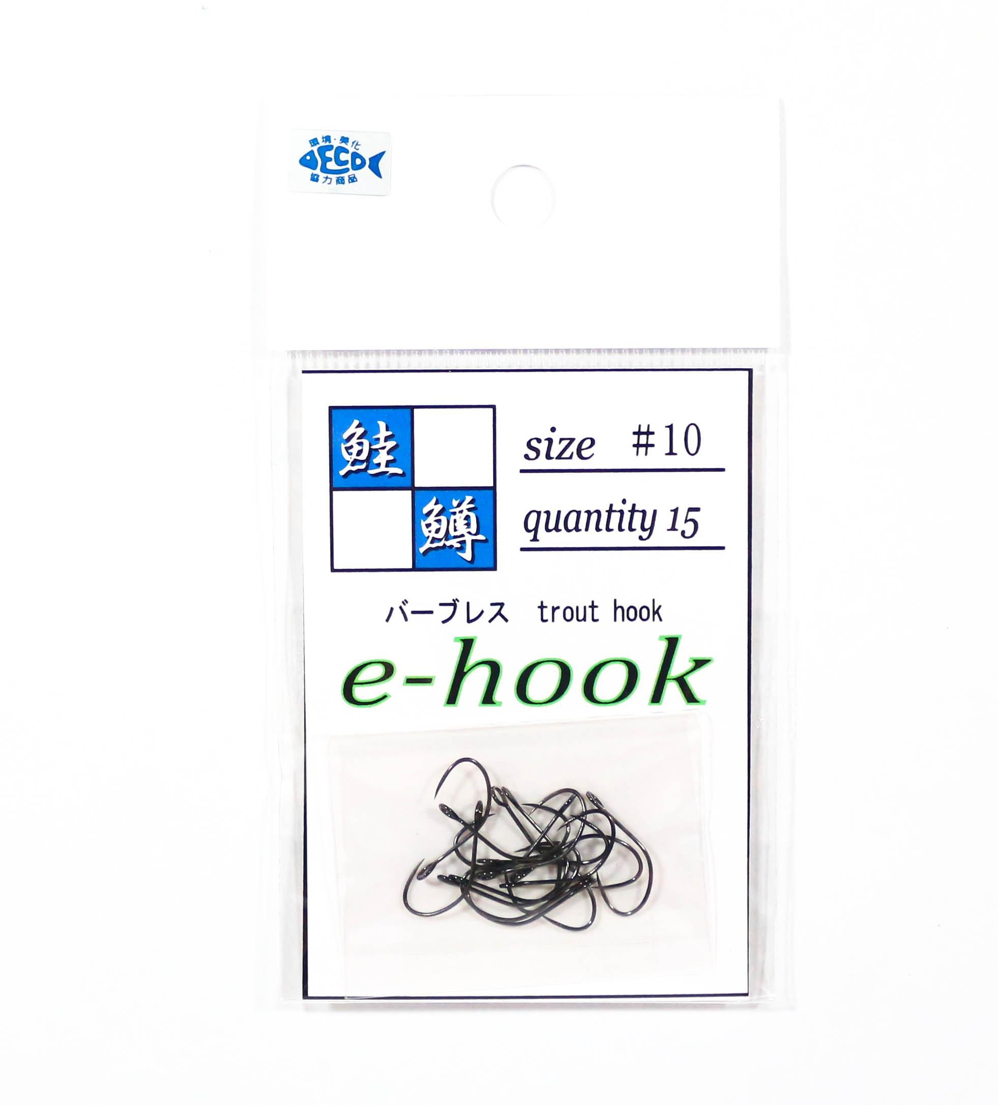Jackall E-Hook Einzelhaken Forelle Größe 10 (9335)
