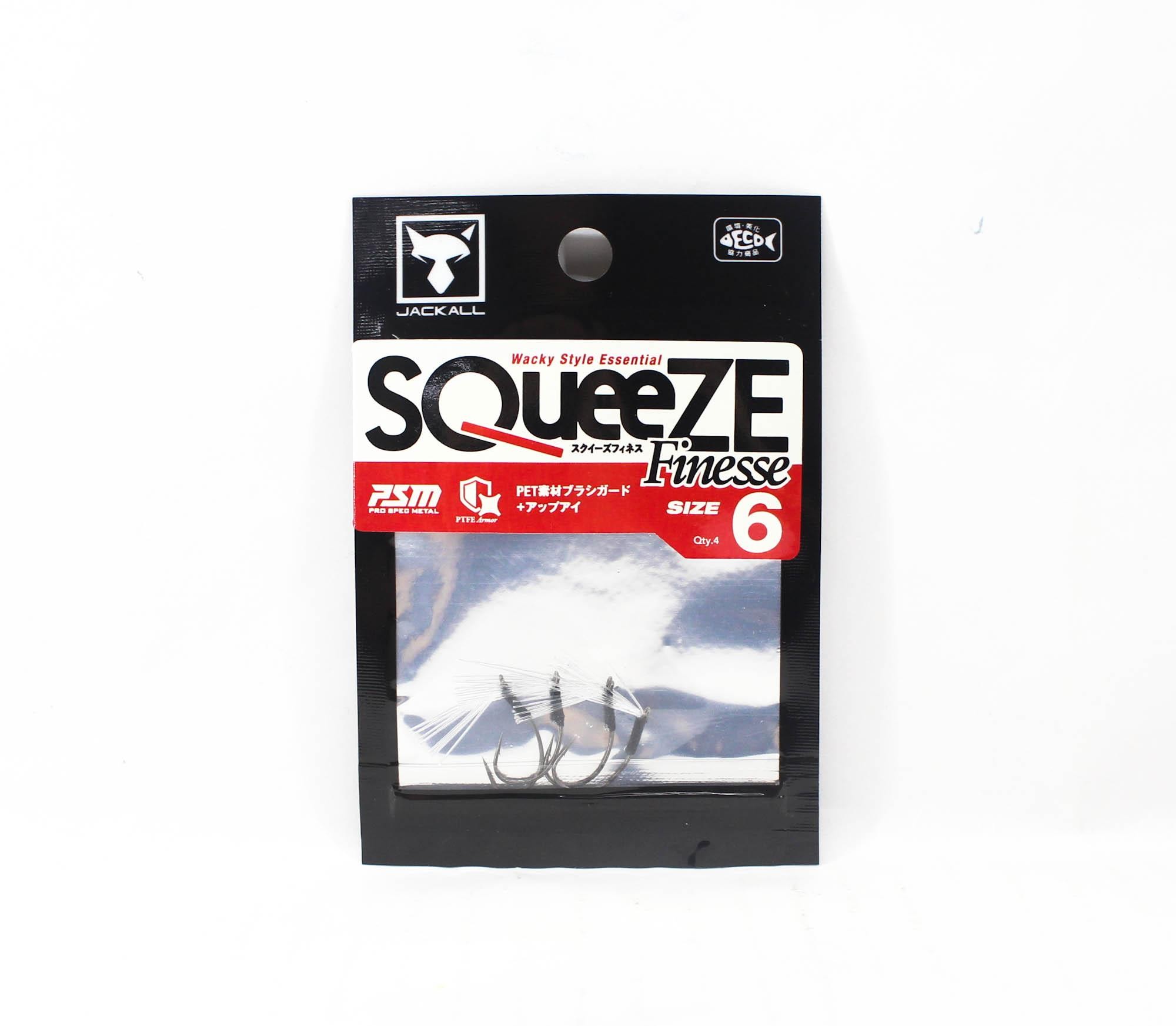 Jackall Hooks Squeeze Finesse Wacky Style Größe 6 6 (4723)