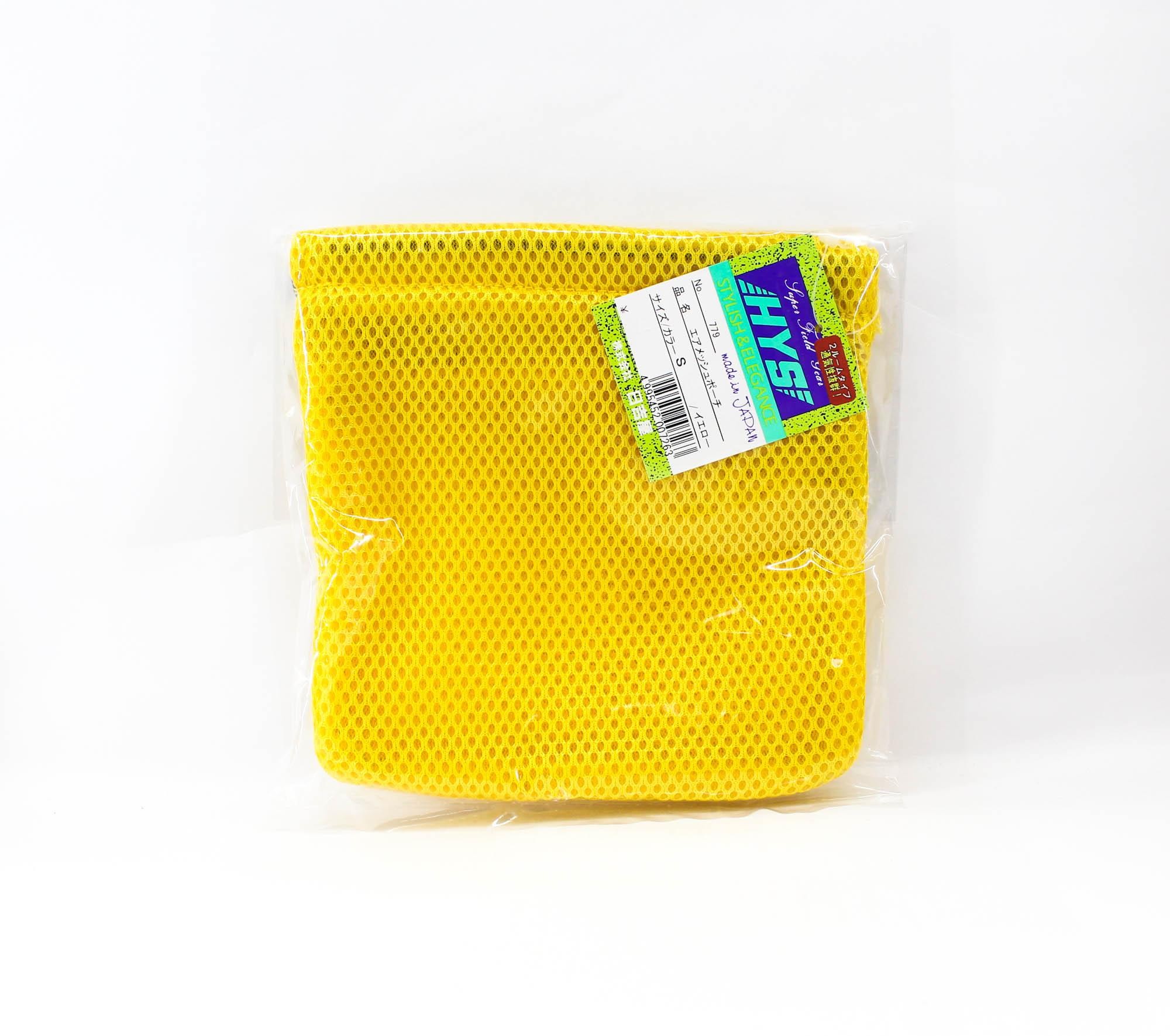 Hiyoshiya Five Two Reel Mesh-Tasche, Größe S, 17 X 18 Cm, Gelb (7263) S Gelb