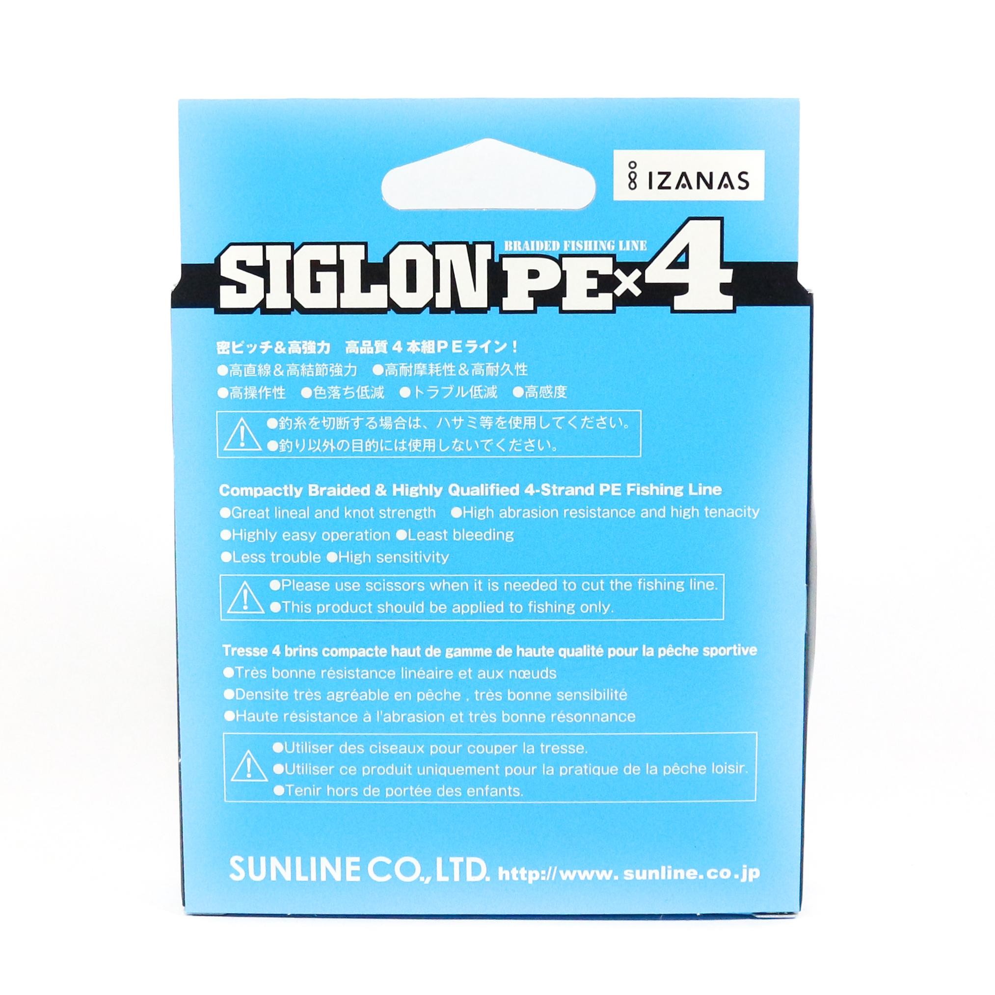 Sunline PE Line X4 Siglon 300M PE 1,7 30LB Limettengrün (0765) Lime Grün thumbnail