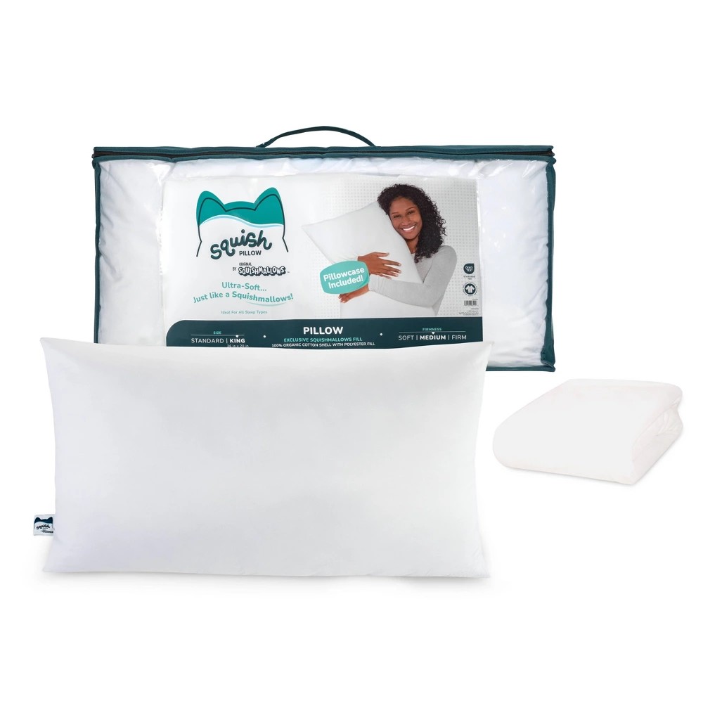 SquishPillow King Squish Medium Pillow