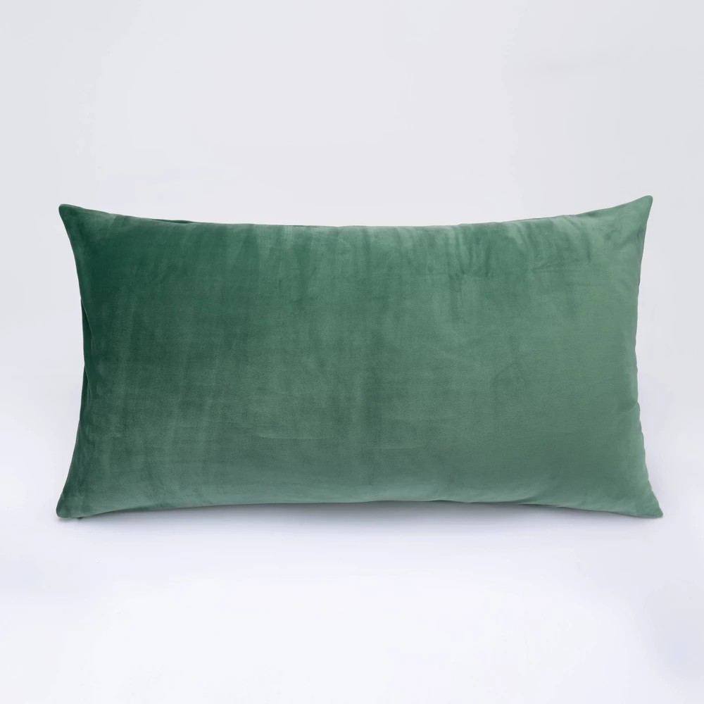 SquishPillow King Pillowcase Solid Slumber Evergreen