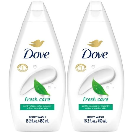 Dove Body Wash Fresh Care 2-Pack – Revitalizing & Moisturizing Cleanser for Smooth  Soft Skin  15.2 Oz Ea