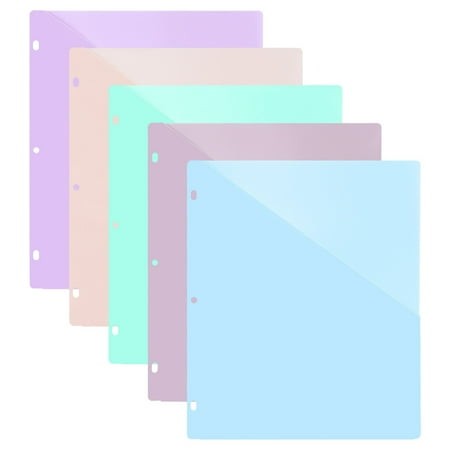 Yiasln Dividers for 3 Ring Binder  Binder Dividers with Pocket for US Letter Size  Binder Dividers with Tabs for School Office and Home Organization S