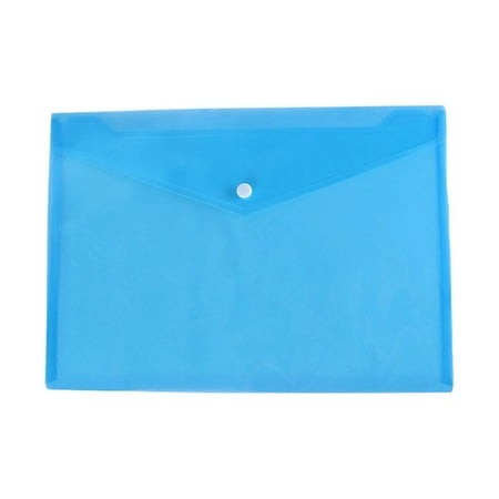 Yiasln Plastic Envelopes File Folders  Reusable Clear File Folders File Bags Document Holder  A5 Size Plastic Envelopes with Snap Closure  Folders for
