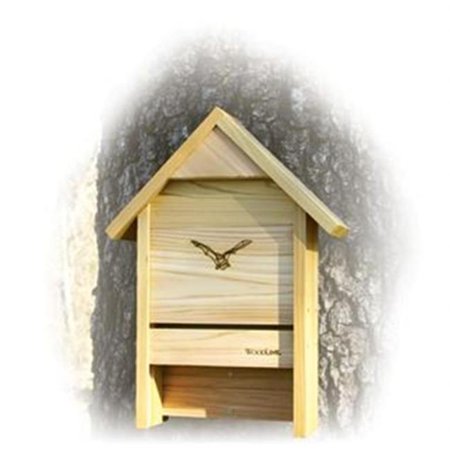 Panacea Cedar Wood Outdoor Bat Chalet, Upto 25 Bats Capacity, 3.5 X 15 X 22-in