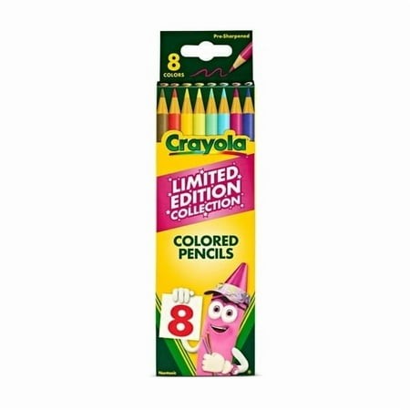 Crayola Limited Edition Colors Colored Pencils  8 Ct  School Supplies  Classroom Essentials for Teachers  Gifts for Kids Ages 5+