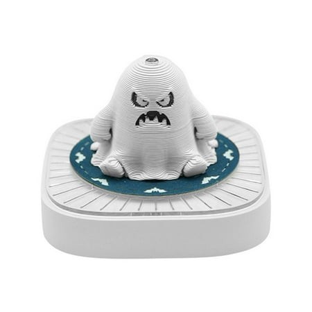 QHUDLV 3D Memo Pad Ghost  Halloween Paper Sculpture Notepad  Decorative 2026 Calendar for Home Office