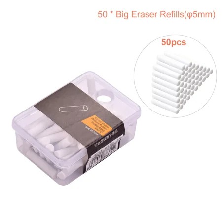 Tenwin 50Pcs Portable Electric Eraser Refills for Tenwin 8302\8305\8306 B7J8