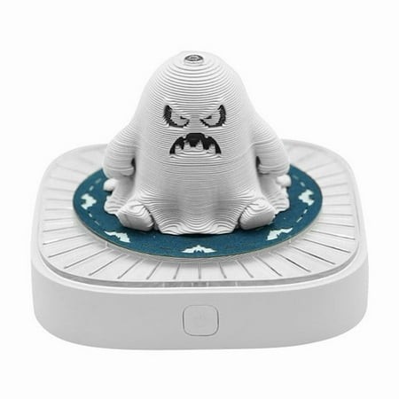 2026 Halloween Angry Ghost Memo Pad Calendar with LED Light Paper Sculpture Diy Art Desk Decor
