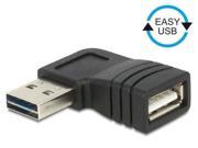 DeLOCK 65522 Cable Gender Changer USB 2.0 a Black