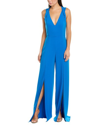 Issue New York Womens V-Neck Jumpsuit