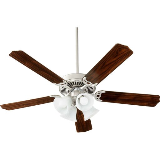 Quorum International 7525-165 Capri Ix Indoor Ceiling Fan Satin Nickel