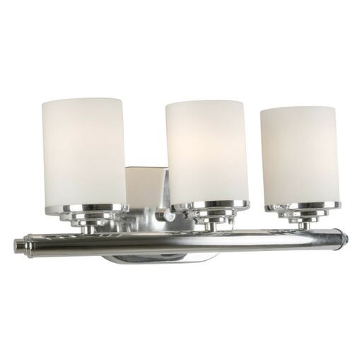 Forte Lighting 5105-03-05 Signature Bathroom Vanity Light Chrome