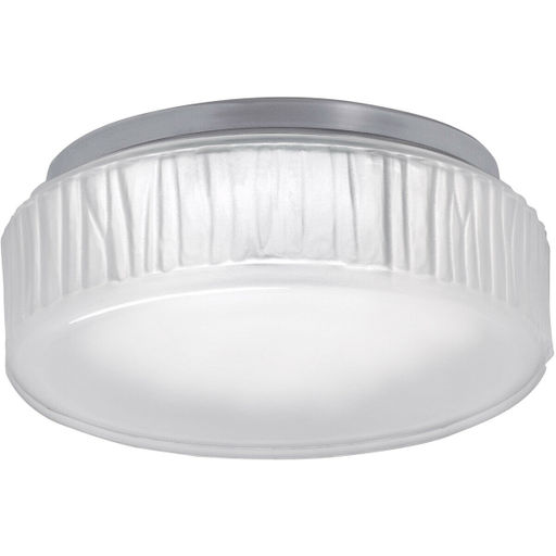 Norwell Lighting 5377-PN-FR Bark Flush Mount Polished Nickel