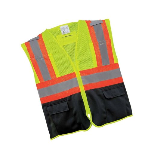 Global Glove GLO-0036 - FrogWear HV - High-Visibility Mesh Polyester Surveyor.