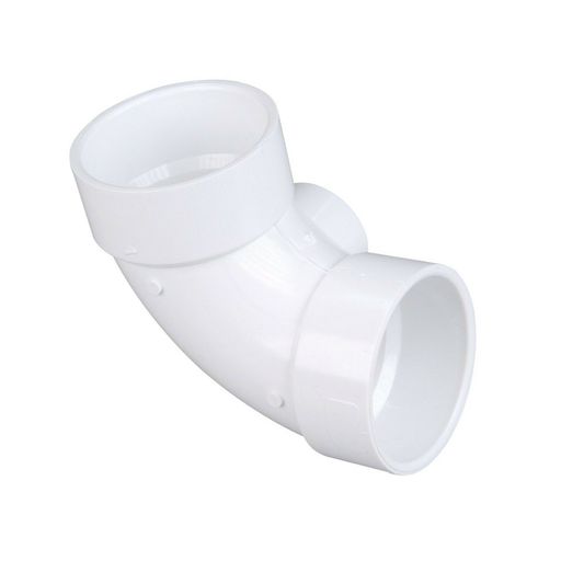 NIBCO 4807-9 90 Degree Elbow with Side Inlet H X H X H - PVC DWV, 3