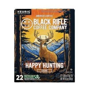 Black Rifle Coffee Company Happy Hunting K-Cup Pods  Dark Roast  22 Ct