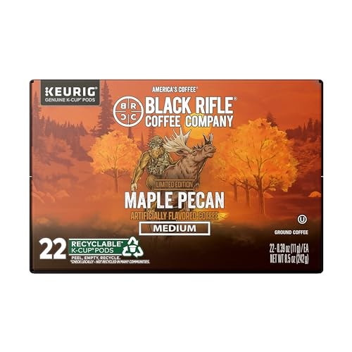 Black Rifle Coffee Company Maple Pecan K-Cup Pods  22 Ct