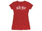 Dubble Bubble Distressed Logo Juniors Short Sleeve Shirt