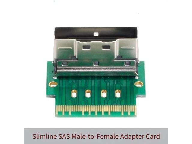 Ageryu 90° Turn SFF-8654 8I X8 Interface Protection Card SFF-8654 Extender Adapter Test Tools Extender Adapter Test Tools