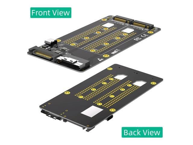 Dual 2X M.2 NVME SSD to SFF-8654 8X Adapter (Pcie Bifurcation Motherboard Is Required)