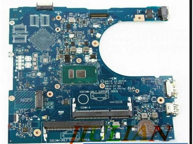 CN-0VYVP1 for Inspiron 17 5999 Laptop Motherboard I5-6200U 2.3GHz VYVP1 0VYVP1 Working and Fully Tested