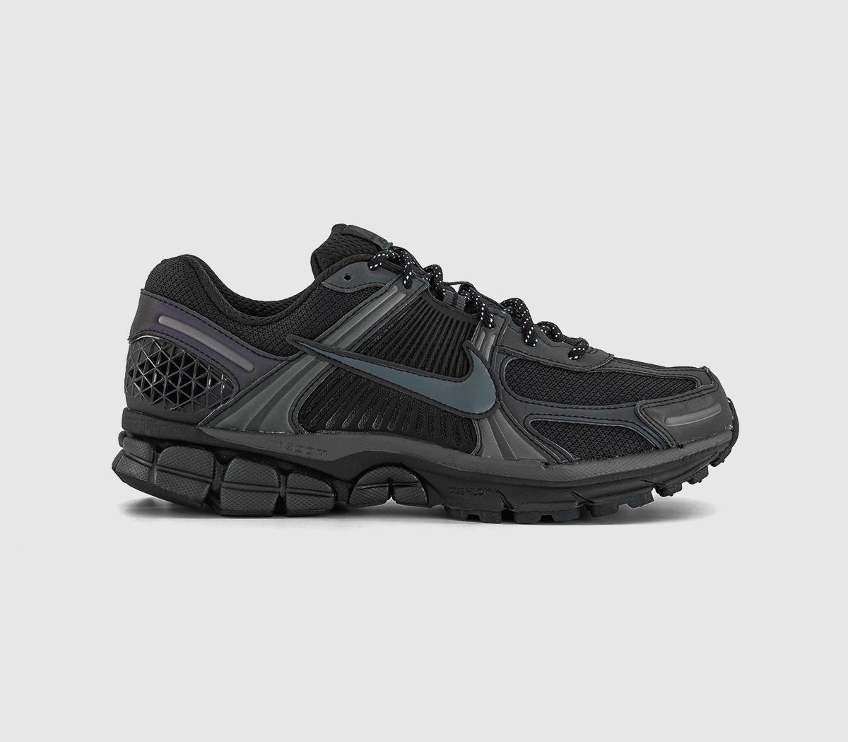 Nike Mens Zoom Vomero 5 Trainers Black Black Anthracite Light Lemon Twist, 11.5
