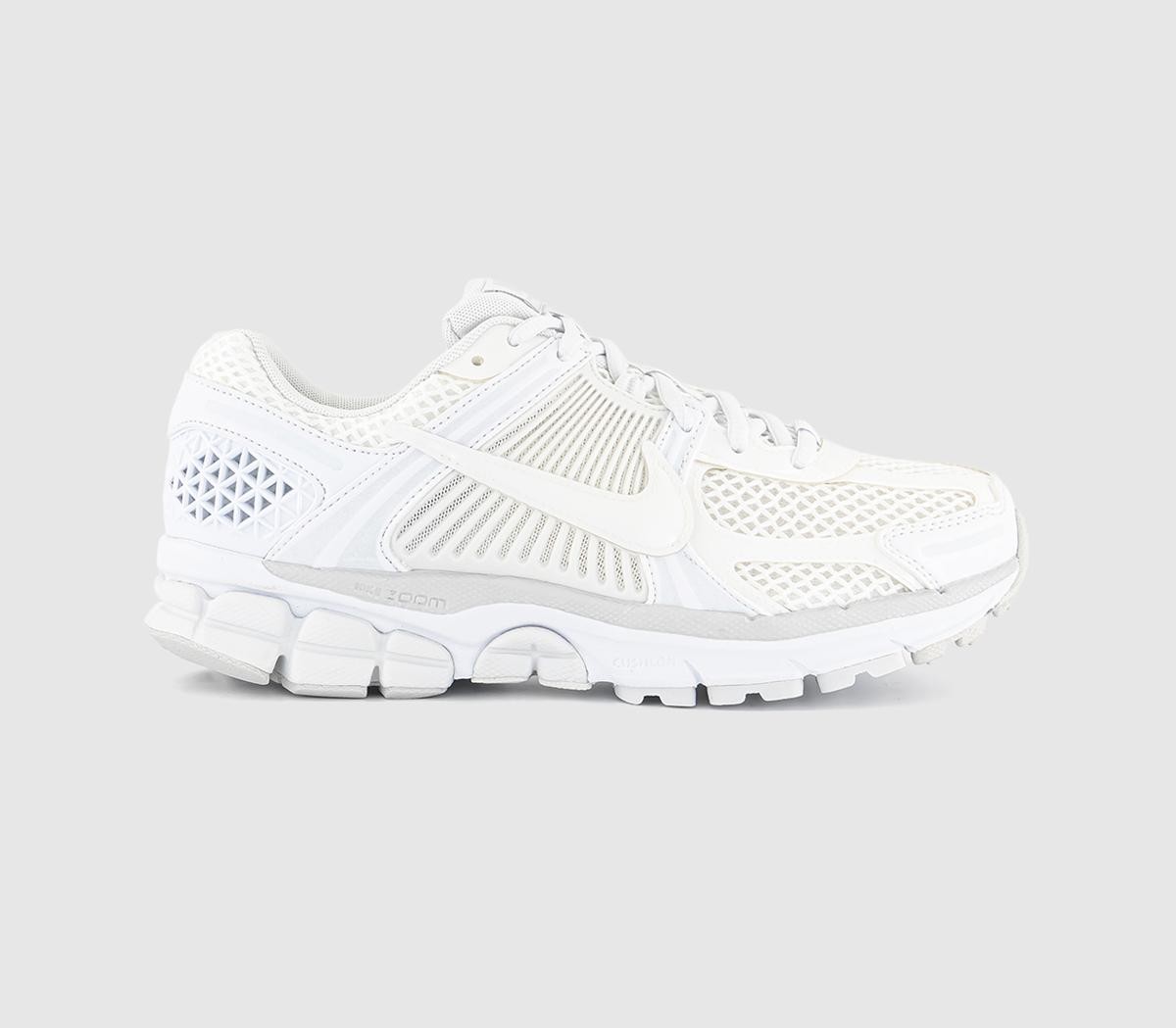 Nike Womens Zoom Vomero 5 Trainers White Platinum, 8.5