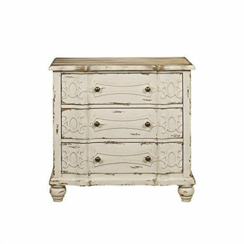 R2H Ornate Overlay Drawer Chest DS-2540-850 Grey DS-2540-850 New