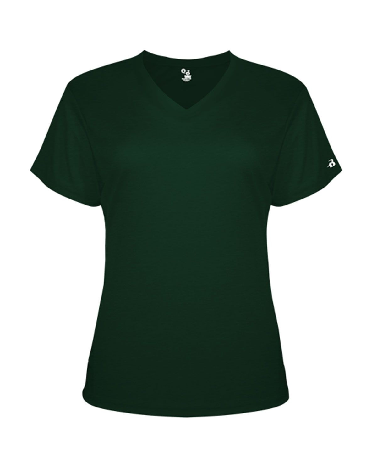 Badger 4962 Women's Triblend Performance V-Neck T-Shirt - Forest - M
