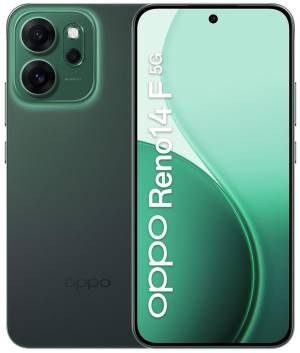 Oppo Reno 14f 5g Tim Luminous Green 6.57 8gb/256gb - OPRENO14FV-TIM thumbnail